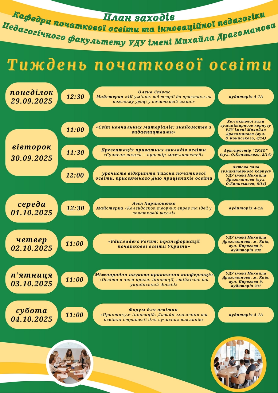 Тиждень початкової освіти 2025